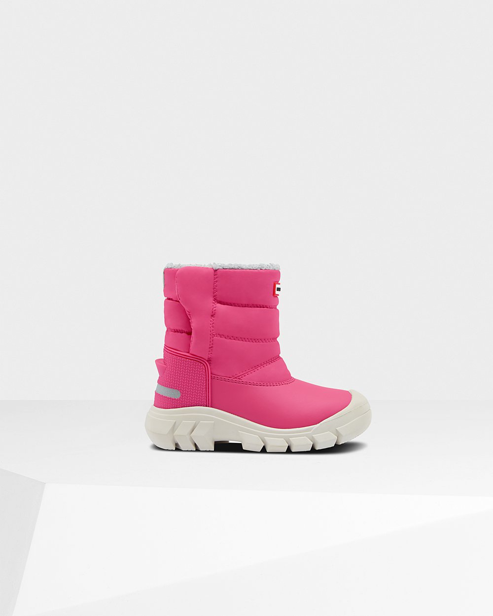 Kids Snow Boots - Hunter Original Little Insulated (92HVWSTJI) - Light Pink
